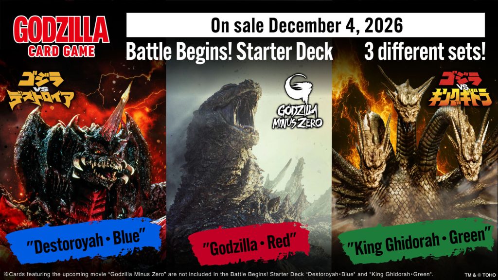 Release date confirmed! Battle Begins! Starter Decks on sale December 4, 2026!