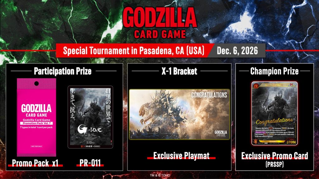 Registration is OPEN for Pasadena, CA! </br>SPECIAL TOURNAMENT IN USA! (ENGLISH EDITION)